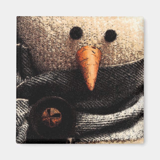 Hobo Snowman Magnet I (Vorne)