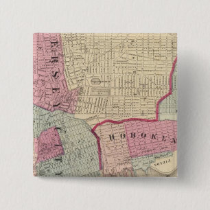 Hoboken, Jersey City Button
