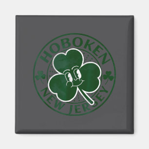 Hoboken New Jersey Irisches Kleeblatt Nj Retro-Sou Magnet