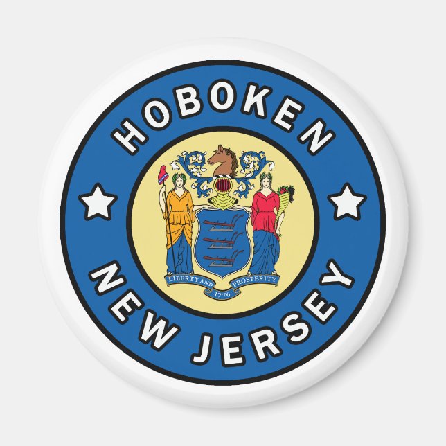 Hoboken New Jersey Magnet (Vorne)