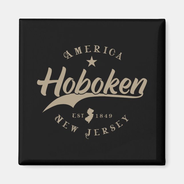 Hoboken New Jersey  Magnet (Vorne)