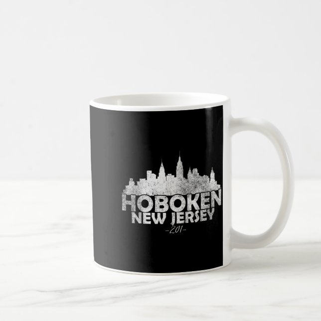 Hoboken New Jersey Nj _ Skyline  Kaffeetasse (Rechts)