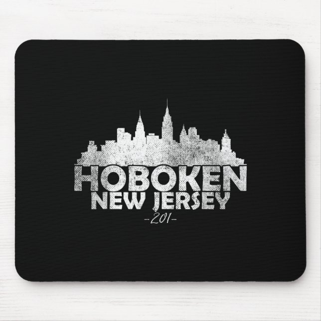 Hoboken New Jersey Nj _ Skyline  Mousepad (Vorne)