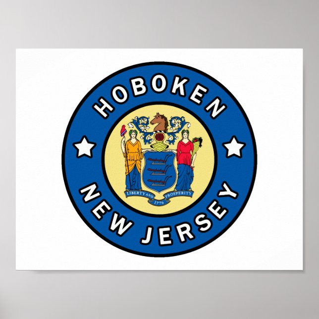 Hoboken New Jersey Poster (Vorne)