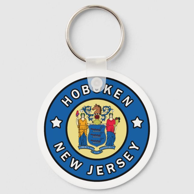 Hoboken New Jersey Schlüsselanhänger (Vorderseite)