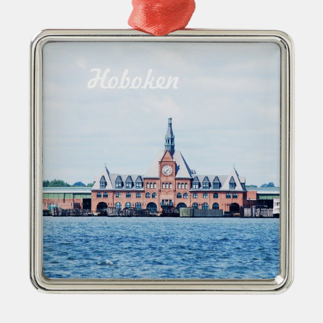 Hoboken Ornament Aus Metall (Vorne)
