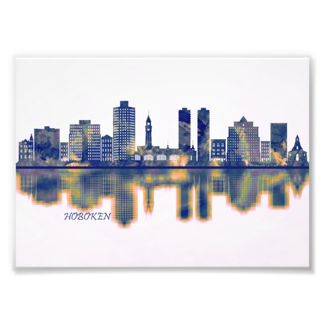 Hoboken Skyline Fotodruck (Vorne)