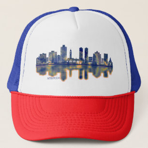Hoboken-Skyline Truckerkappe