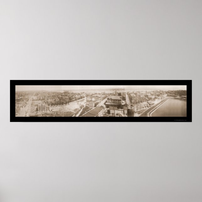 Hoboken Weehawken NJ Foto 1909 Poster (Vorne)