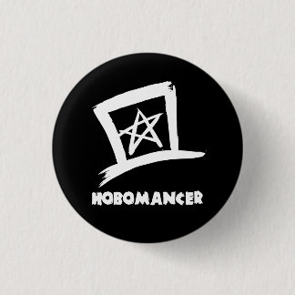 Hobomancer Hobo-Zeichen-Knopf Button