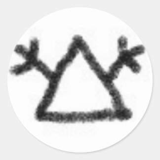 HoboSigns Runder Aufkleber