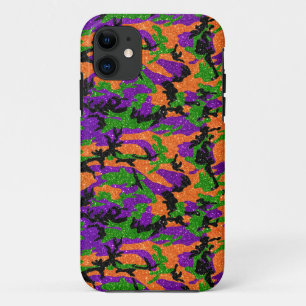 HOC Monster Glitzer Halloween Edition Camouflage Case-Mate iPhone Hülle
