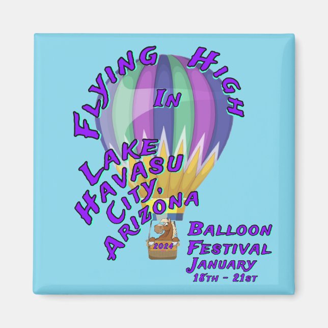 Hoch auf dem See Havasu Stadt Arizona Magnet (Vorne)