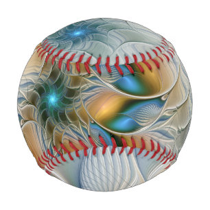 Hoch aufragende, Abstrakte Fantasy Fraktal Art mit Baseball