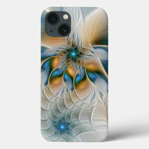 Hoch aufragende, Abstrakte Fantasy Fraktal Art mit iPhone 13 Hülle