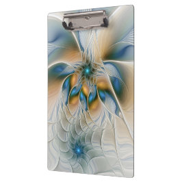 Hoch aufragende, Abstrakte Fantasy Fraktal Art mit Klemmbrett