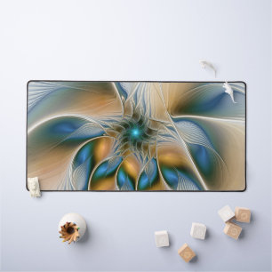 Hoch aufragende, Abstrakte Fantasy Fraktal Art mit Schreibtischunterlage