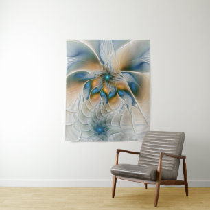 Hoch aufragende, Abstrakte Fantasy Fraktal Art mit Wandteppich