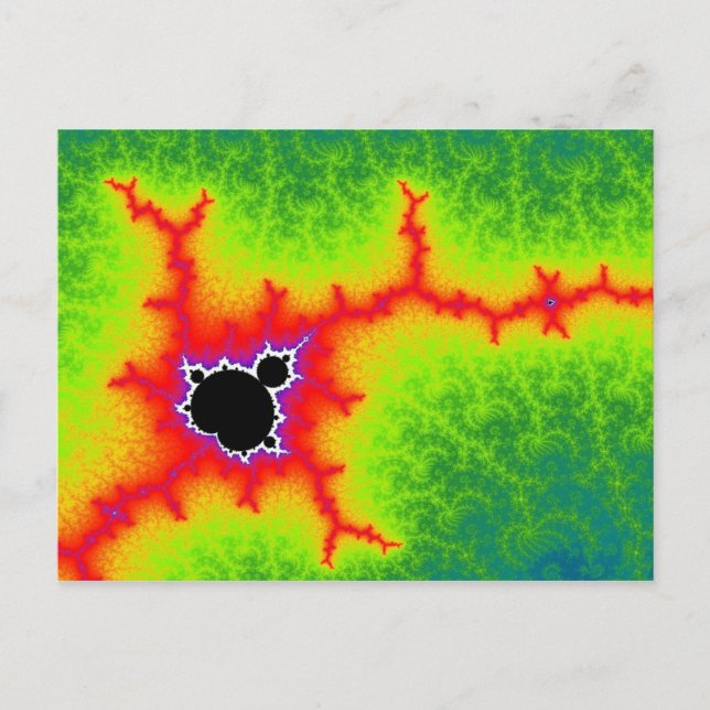 Hoch belastete Postkarte (Vorderseite)