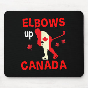 Hoch die Ellbogen Kanada! Hockey Mousepad