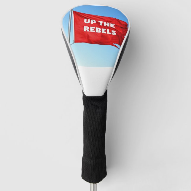 Hoch die Rebels-Treiberabdeckung Golf Headcover (Vorderseite)