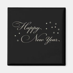 Hoch entwickelte Silvester, Schwarz und Tan Magnet