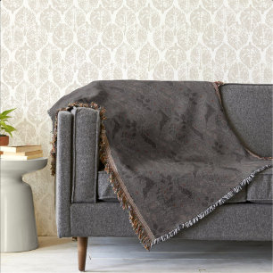 Hoch entwickelte Taupe Scandi-Modern Winter Botani Decke
