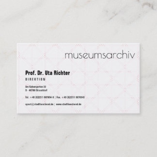 Hoch entwickeltes modernes visitenkarte