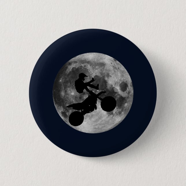 Hoch fliegen (Motocross) Button (Vorderseite)