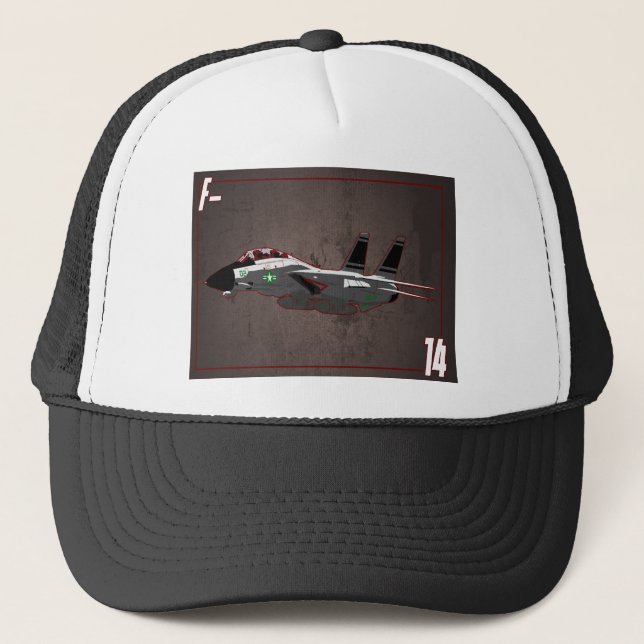 Hoch fliegen truckerkappe (Vorderseite)