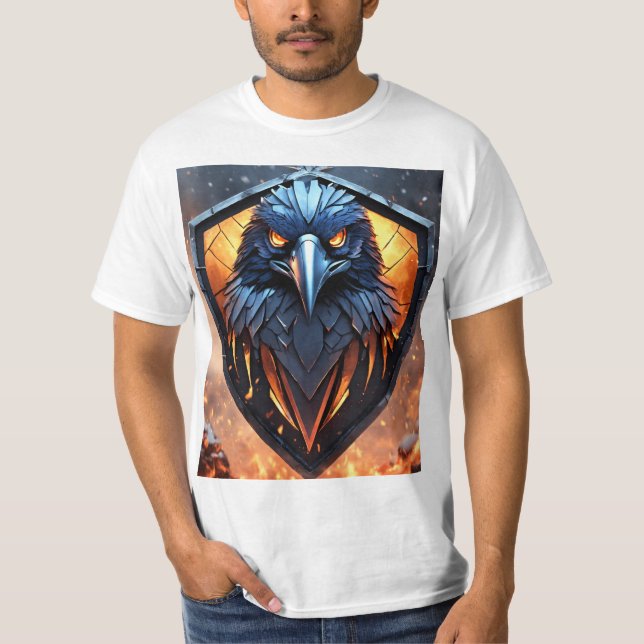 Hoch frei: Der Wilde Geist des Crystal Eagle: Entf T-Shirt (Vorderseite)