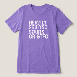Hoch fruchtete Geräusche oder GTFO Tri-Blend Shirt