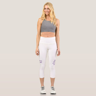 Hoch geschnittene Caprihosen Capri Leggings