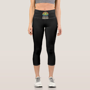 Hoch geschnittene Caprihosen Capri Leggings