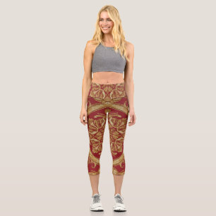 Hoch geschnittene Caprihosen Capri Leggings