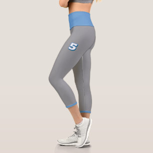 Hoch geschnittene Caprihosen Capri Leggings
