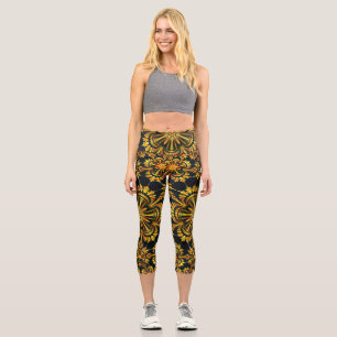 Hoch geschnittene Caprihosen Maßgeschneidert mit S Capri Leggings