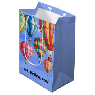Hoch Hoch & Fort 1. Geburtstagsfeier Mittlere Geschenktüte