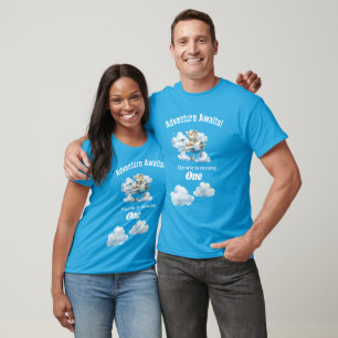 Hoch, hoch, und feiern: Teddys Geburtstags-T-Shirt T-Shirt