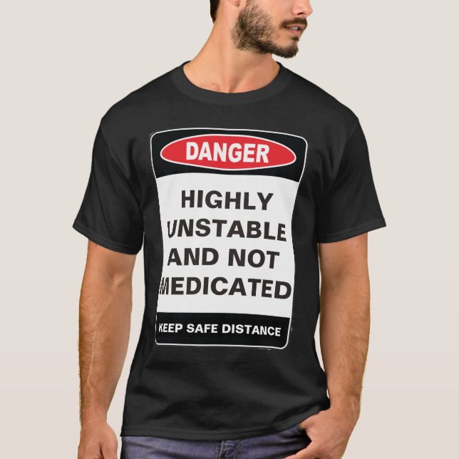 Hoch instabiler T - Shirt (Vorderseite)
