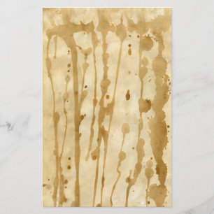 Hoch kaffeehaltiges Parchment Briefpapier