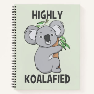 Hoch Koalafied Koala Notizbuch
