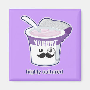 hoch kultiviert magnet