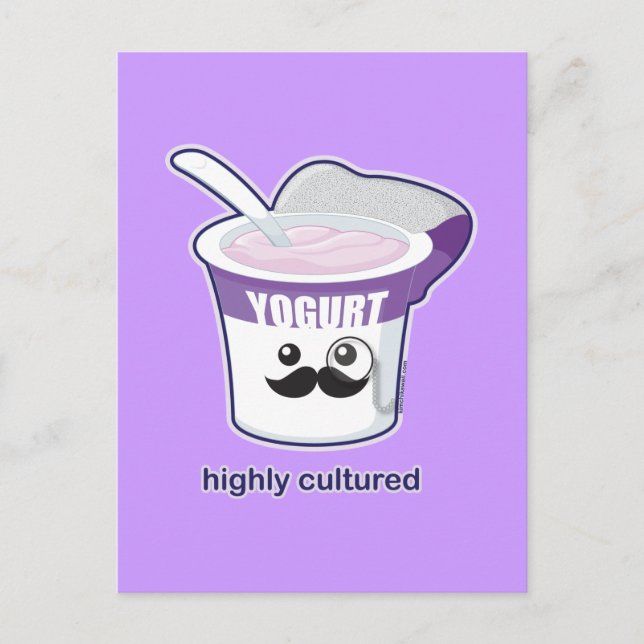 hoch kultiviert postkarte (Vorderseite)