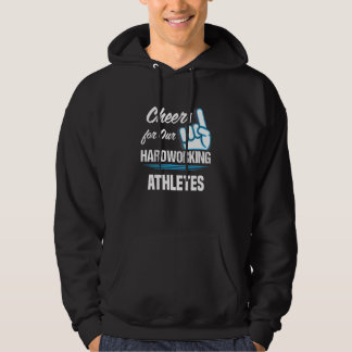 Hoch lebe unsere fleißigen Athleten Party-Spieler  Hoodie