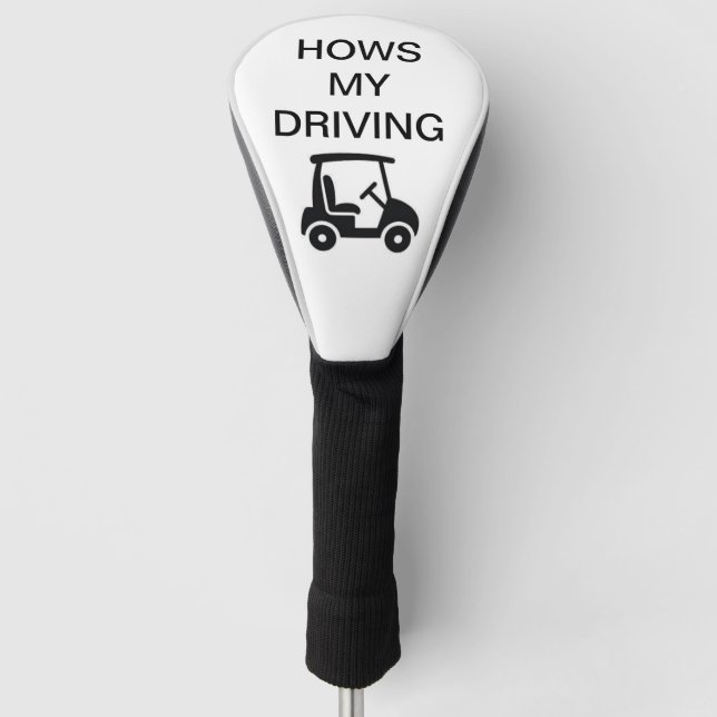 Hoch meine Fahrweise Golf Headcover (Vorderseite)