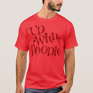 Hoch mit roten Menschen T-Shirt