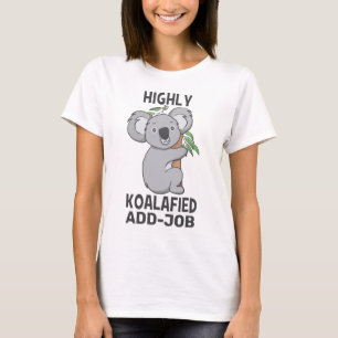 hoch qualifizierte Koala-Stelle T-Shirt