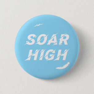 Hoch selbstmotivierende Liebe Positive Bekräftigun Button
