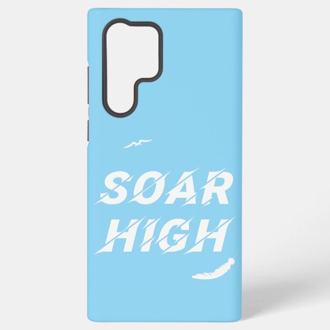 Hoch selbstmotivierende Liebe Positive Bekräftigun Samsung Galaxy Hülle (Rückseite)